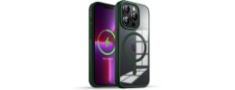 For iPhone 12 & iPhone 12 Pro (Open Camera Hole) 3D Grid Electroplated Design Hybrid Case Cover - Neon Green