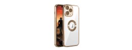 For iPhone 12 & iPhone 12 Pro (Open Camera Hole) Bling Hybrid Case Cover - C