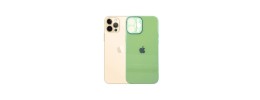 For iPhone 12 & iPhone 12 Pro (Open Camera Hole) Electroplated Fashion Solid Color TPU Case Cover - Light Green