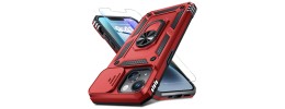 For iPhone 12 & iPhone 12 Pro (Open Camera Hole) (Not Pro) Electroplated Grid Diamond Lines TPU Case Cover - Red