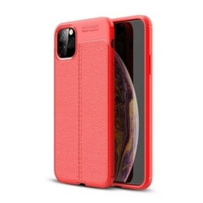 For iPhone 12 & iPhone 12 Pro PU Leather Window Flap Case with Cover - Tan