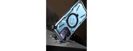 For iPhone 12 & iPhone 12 Pro Premium Circle [Magnetic Circle] KickKickstand - Light Blue