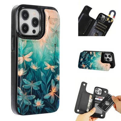 For iPhone 13/14 Magnetic Space UV Design Case - Galaxy Floral