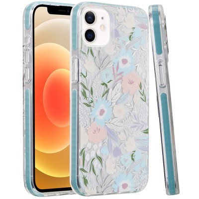For iPhone 13/14 Magnetic Space UV Design Case - Nightly Floral