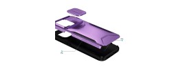 For iPhone 13/14 Ultimate U Design Hybrid with Camera Window Covering - Purple