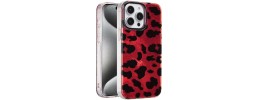 For iPhone 13 6.1 PU Leather Hybrid Fashion Design Case Cover - Vampire Animal Print