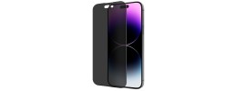 For iPhone 13 Mini 5.4 Bulk White Paper Card Package Black edged Tempered Glass (Black)