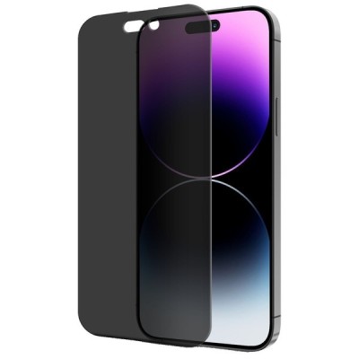 For iPhone 13 Mini 5.4 Bulk White Paper Card Package Black edged Tempered Glass (Black)