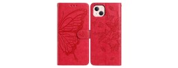 For iPhone 13 Mini 5.4 Camera Lens Colored Edge Tempered(2.5D) - Red