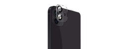 For iPhone 13 Mini 5.4 Camera Lens Colored Edge Tempered(2.5D) - White
