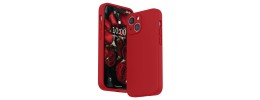 For iPhone 13 Mini 5.4 Trendy Fashion Design Hybrid Case Cover - Bee on Red