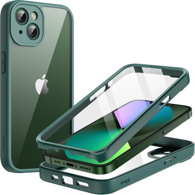 For iPhone 13 Pro All Coverage Full Protection 360 With Built-In Screen Protector Case - Midnight Green