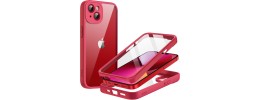 For iPhone 13 Pro All Coverage Full Protection 360 With Built-In Screen Protector Case - Red