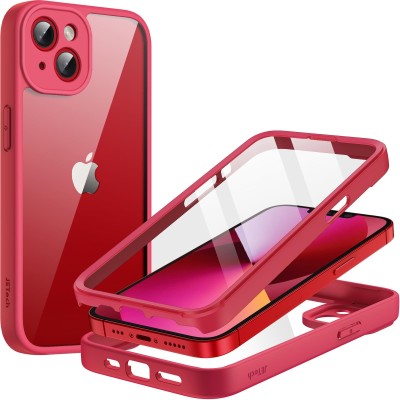 For iPhone 13 Pro All Coverage Full Protection 360 With Built-In Screen Protector Case - Red