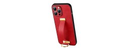 For iPhone 13 Pro All Purpose Thick TPU with Adjustable Strap for Wrist Waist Case Cover - Red