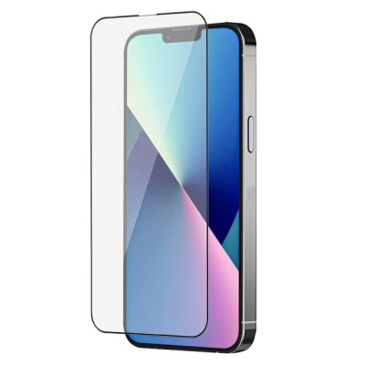 For iPhone 13 Pro Anti-Finger Print 11D Full Glue High Grade Alumina Curved Screen Tempered Glass with Physical Reinforcement Technology