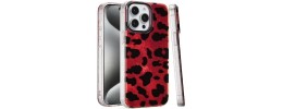 For iPhone 13 Pro Bling Animal Design Glitter Hybrid Case Case - Blue Leopard