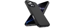 For iPhone 13 Pro CROSS Design Ultra Thick 3.0mm Transparent ShockProof Hybrid Case Cover - Black