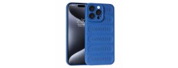 For iPhone 13 Pro CROSS Design Ultra Thick 3.0mm Transparent ShockProof Hybrid Case Cover - Blue