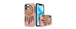 For iPhone 13 Pro Design Slim Brushed Hybrid - Antique Feather