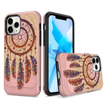 For iPhone 13 Pro Design Slim Brushed Hybrid - Antique Feather