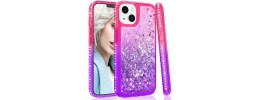 For iPhone 13 Pro Design Water Quicksand Glitter Case Cover - Dreams Come True