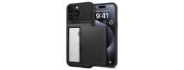 For iPhone 13 Pro ELEGANT Wallet Case ID Money Holder Case Cover - Black