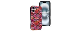 For iPhone 13 Pro Electroplated Design Hybrid Case Cover - Kisses