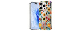For iPhone 13 Pro Electroplated Design Hybrid Case Cover - Leaf