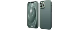 For iPhone 13 Pro Electroplated Fashion Solid Color TPU Case Cover - Midnight Green