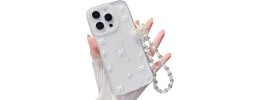 For iPhone 13 Pro Electroplated Grid Diamond Lines TPU Case Cover - White