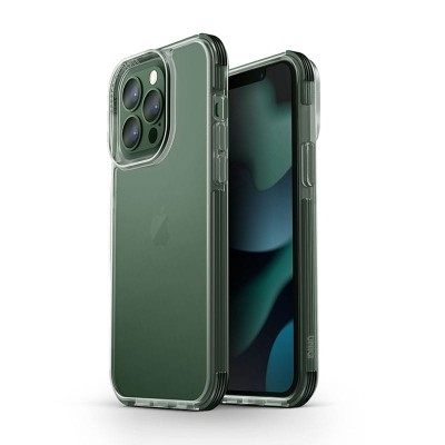 For iPhone 13 Pro Electroplated Card Holder High Quality Hybrid Case Cover - Midnight Green