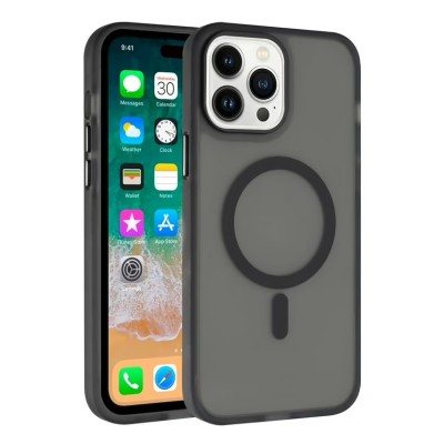 For iPhone 13 Pro Epoxy IMD Design Magnetic Ring Stand Hybrid Case Cover - E