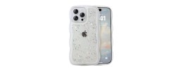 For iPhone 13 Pro Graphic Design Epoxy Colorful Glitter Hybrid Case Cover - Smoke Smile Stars