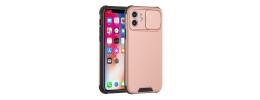 For iPhone 13 Pro Heavy Duty Camera Protection Shockproof Hybrid Case Cover - Rose Gold