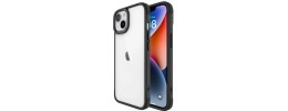 For iPhone 13 Pro High Quality Premium Ultra Thin Transparent Fused Hybrid Case Cover - Trans Black