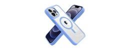 For iPhone 13 Pro High Quality Sleek Bumper Transparent Shockproof Hybrid Case Cover - Blue