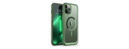 For iPhone 13 Pro High Quality Transparent Colored Bumper Hybrid Case Cover - Light Green