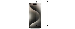 For iPhone 13 Pro Max Bulk White Paper Card Package Black edged Tempered Glass (Black)
