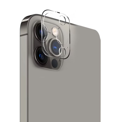 For iPhone 13 Pro Max Camera Lens Zinc Alloy With Diamond - Black
