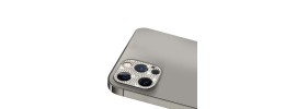 For iPhone 13 Pro Max Camera Lens Zinc Alloy With Diamond - Rose Gold