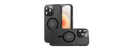 For iPhone 13 Pro Max Complete Protection HQ Hybrid with Metal Tempered Camera Glass - Black