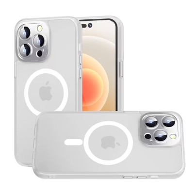 For iPhone 13 Pro Max Complete Protection HQ Hybrid with Metal Tempered Camera Glass - Clear