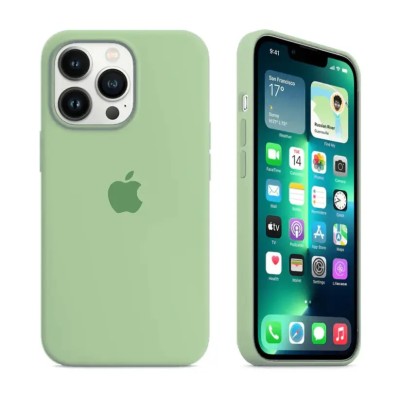 For iPhone 13 Pro Max Electroplated Fashion Solid Color TPU Case Cover - Light Green