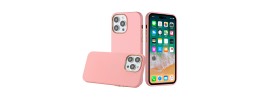 For iPhone 13 Pro Max Epoxy Sticker Glitter 3in1 Shockproof Transparent Hybrid Case - Pink + Light Blue
