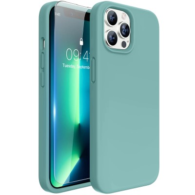 For iPhone 13 Pro Max Exquisite Tough Shockproof Hybrid Case Cover - Teal
