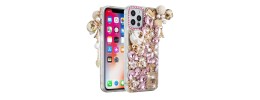 For iPhone 13 Pro Max Full Diamond with Ornaments Hard TPU Case Cover - Ultimate Multi Ornament