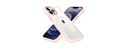 For iPhone 13 Pro Max Magnetic Ring Glitter 3in1 Hybrid Case Cover - Pink