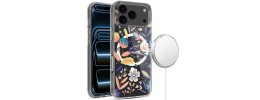For iPhone 13 Pro Max Metal Diamond CD Pattern Design Matte Finished Hybrid with Rotational Ring [Car Mount Friendly] Case - 1