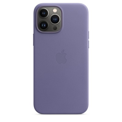 For iPhone 13 Pro Max PU Leather Window Flap Case with Cover - Dark Purple